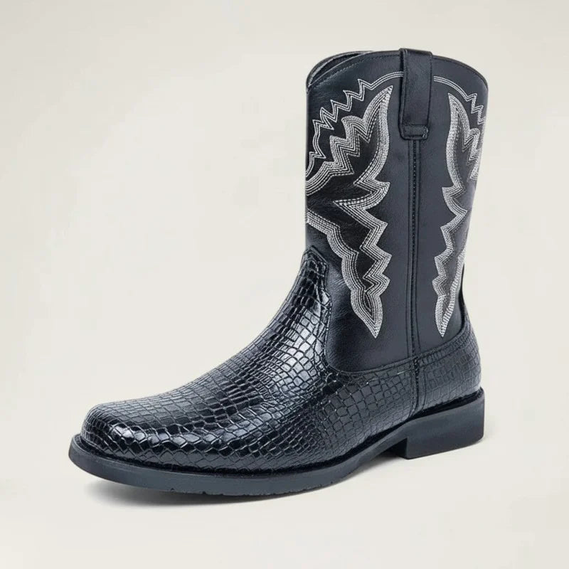 CHICO Botas Vaqueras Para Hombre - Yehaw | Negro