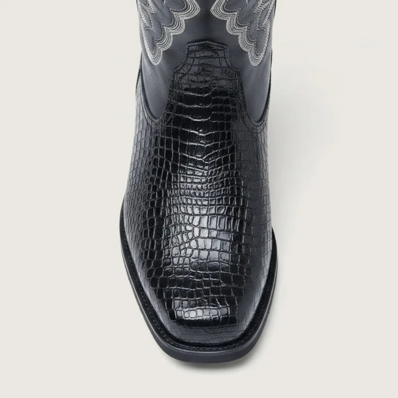 CHICO Botas Vaqueras Para Hombre - Yehaw | Negro