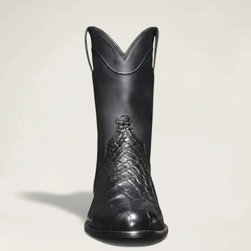 TANO Botas Vaqueras Para Hombre - Yehaw | Negro