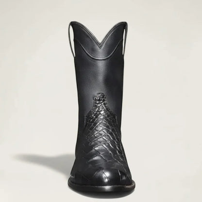 TANO Botas Vaqueras Para Hombre - Yehaw | Negro