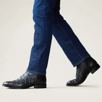 TANO Botas Vaqueras Para Hombre - Yehaw | Negro