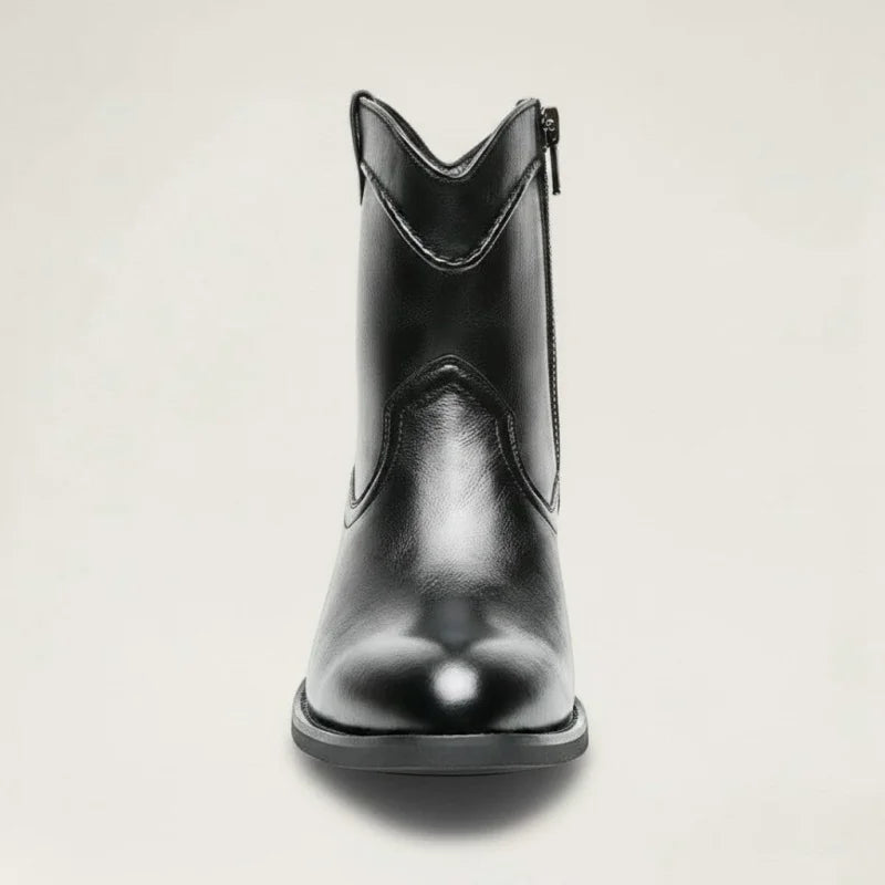 TAVO Botines Vaqueras Para Hombre - Yehaw | Negro
