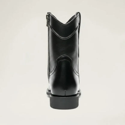 TAVO Botines Vaqueras Para Hombre - Yehaw | Negro