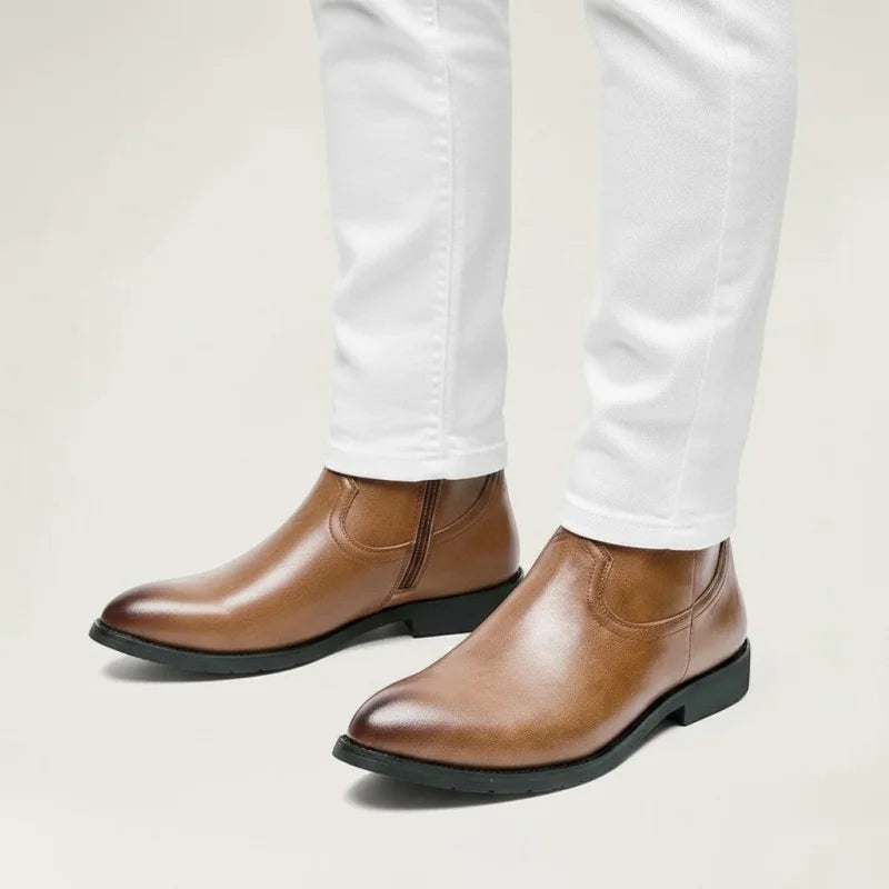 TAVO Botines Vaqueras Para Hombre - Yehaw | Cafe Claro