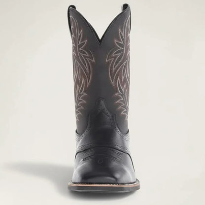PANCHO Botas Vaqueras Para Hombre - Yehaw | Negro