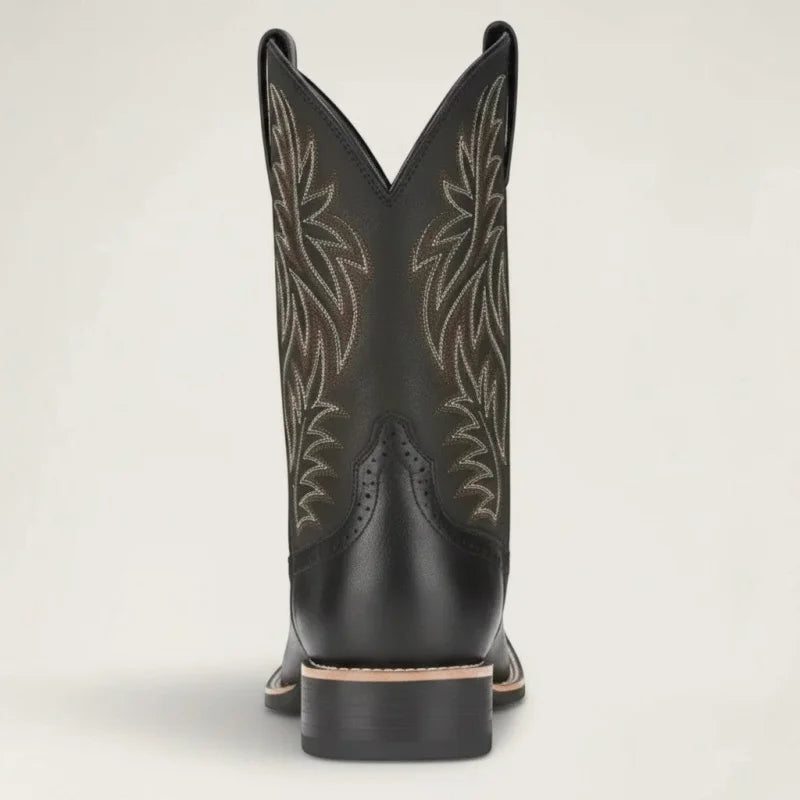 PANCHO Botas Vaqueras Para Hombre - Yehaw | Negro