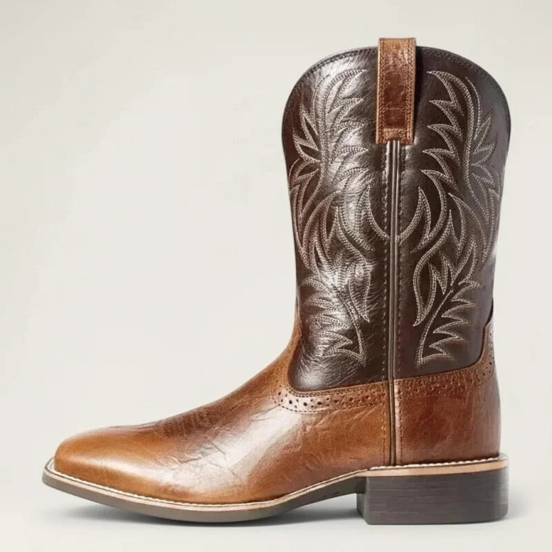 PANCHO Botas Vaqueras Para Hombre - Yehaw | Cafe