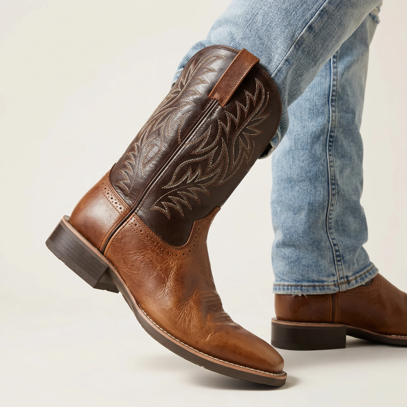 PANCHO Botas Vaqueras Para Hombre - Yehaw | Cafe