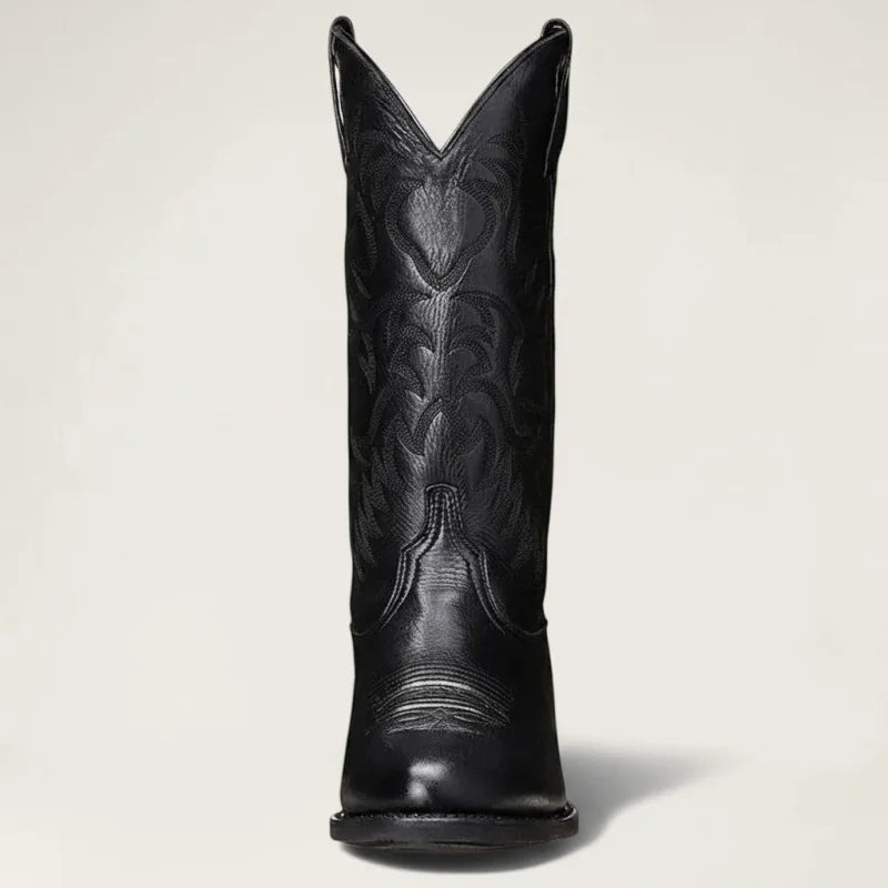CHAPO Botas Vaqueras Para Hombre - Yehaw | Negro