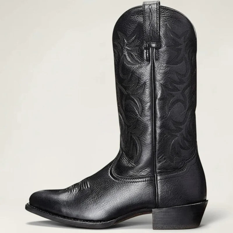 CHAPO Botas Vaqueras Para Hombre - Yehaw | Negro