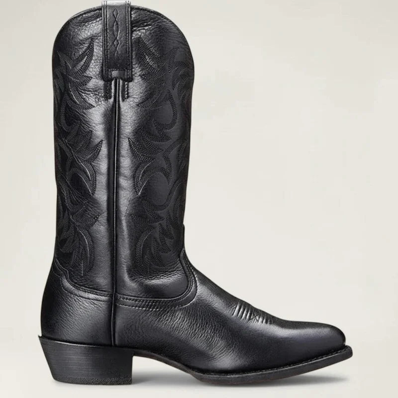 CHAPO Botas Vaqueras Para Hombre - Yehaw | Negro