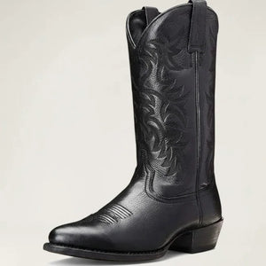 CHAPO Botas Vaqueras Para Hombre - Yehaw | Negro