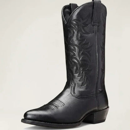 CHAPO Botas Vaqueras Para Hombre - Yehaw | Negro