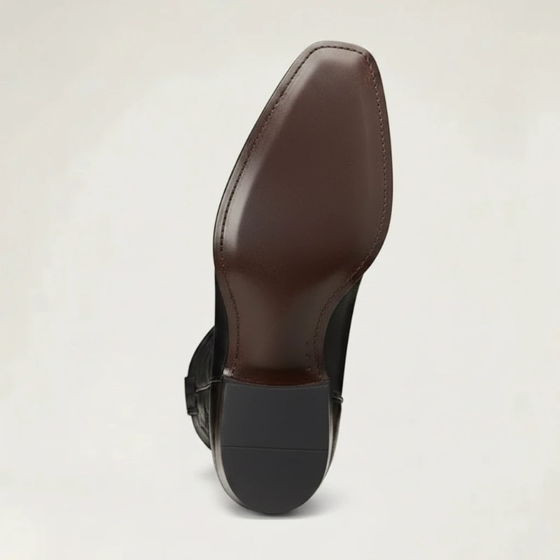 CHAPO Botas Vaqueras Para Hombre - Yehaw | Negro