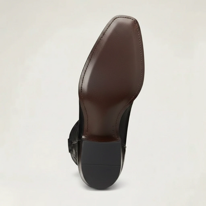 CHAPO Botas Vaqueras Para Hombre - Yehaw | Negro
