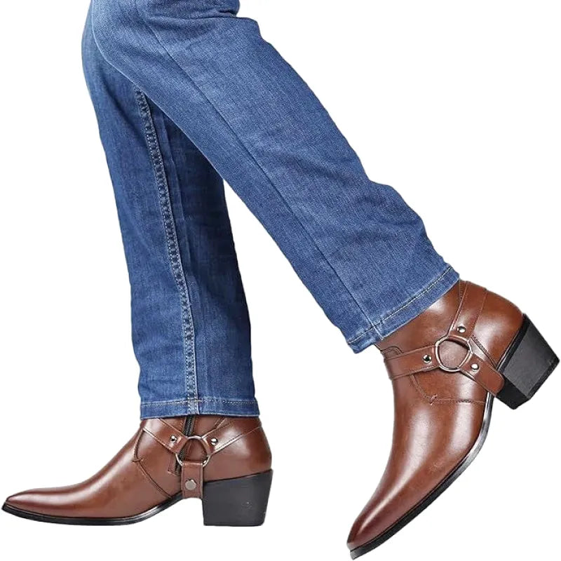MILO Botines Vaqueras Para Hombre - Yehaw | Cafe - Yehaw 