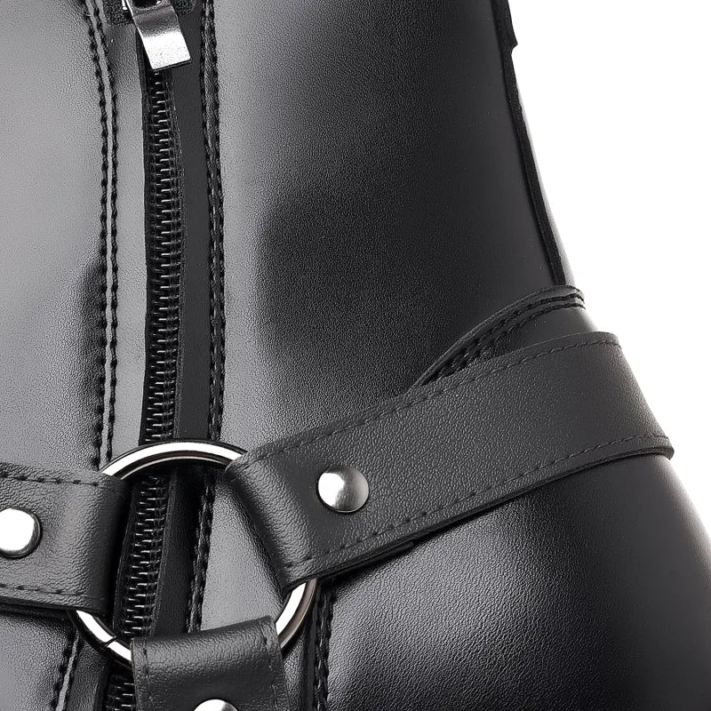MILO Botines Vaqueras Para Hombre - Yehaw | Negro - Yehaw 