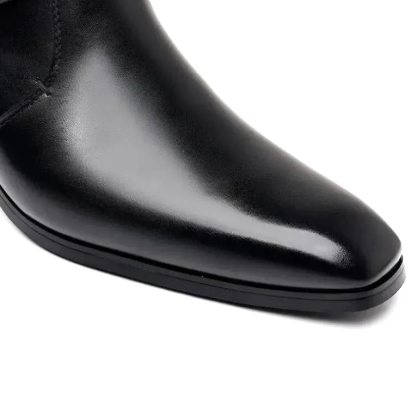 MILO Botines Vaqueras Para Hombre - Yehaw | Negro - Yehaw 