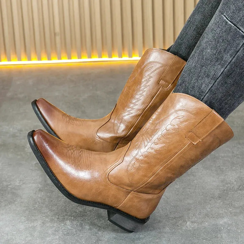 NETO Botas Vaqueras Para Hombre - Yehaw | Cafe - Yehaw 