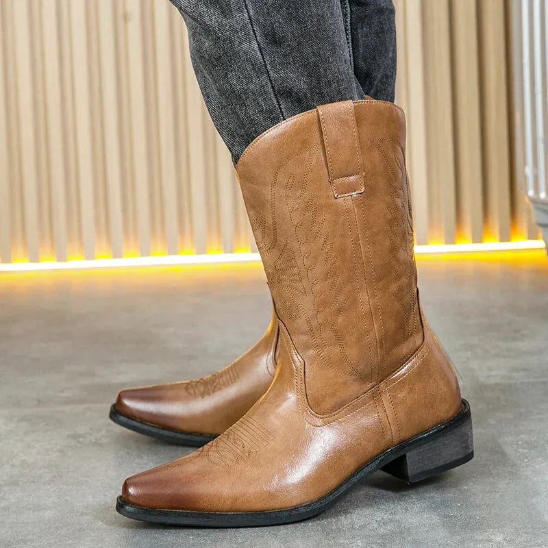 NETO Botas Vaqueras Para Hombre - Yehaw | Cafe - Yehaw 