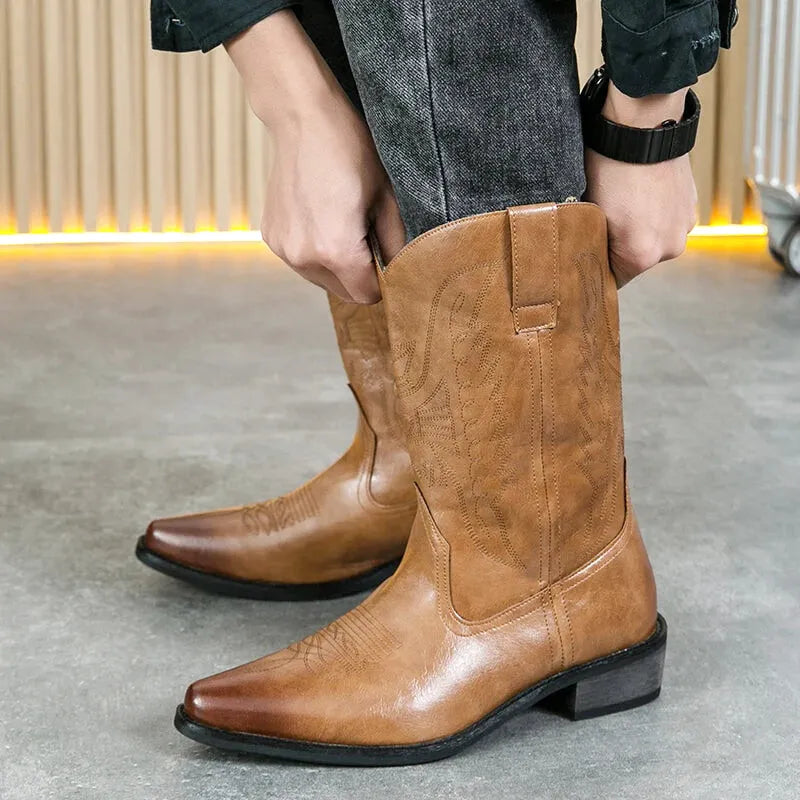 NETO Botas Vaqueras Para Hombre - Yehaw | Cafe - Yehaw 