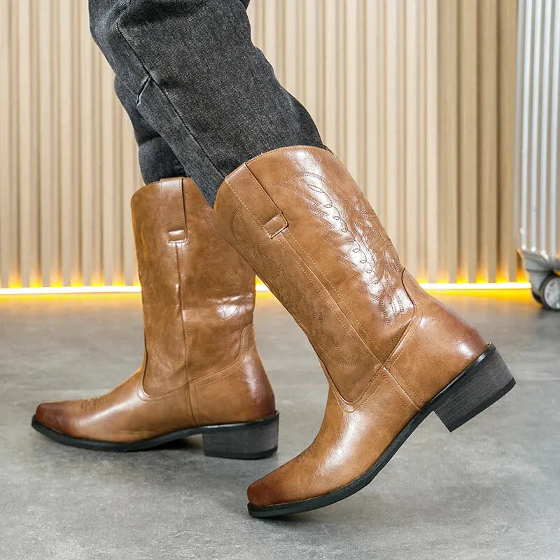 NETO Botas Vaqueras Para Hombre - Yehaw | Cafe - Yehaw 