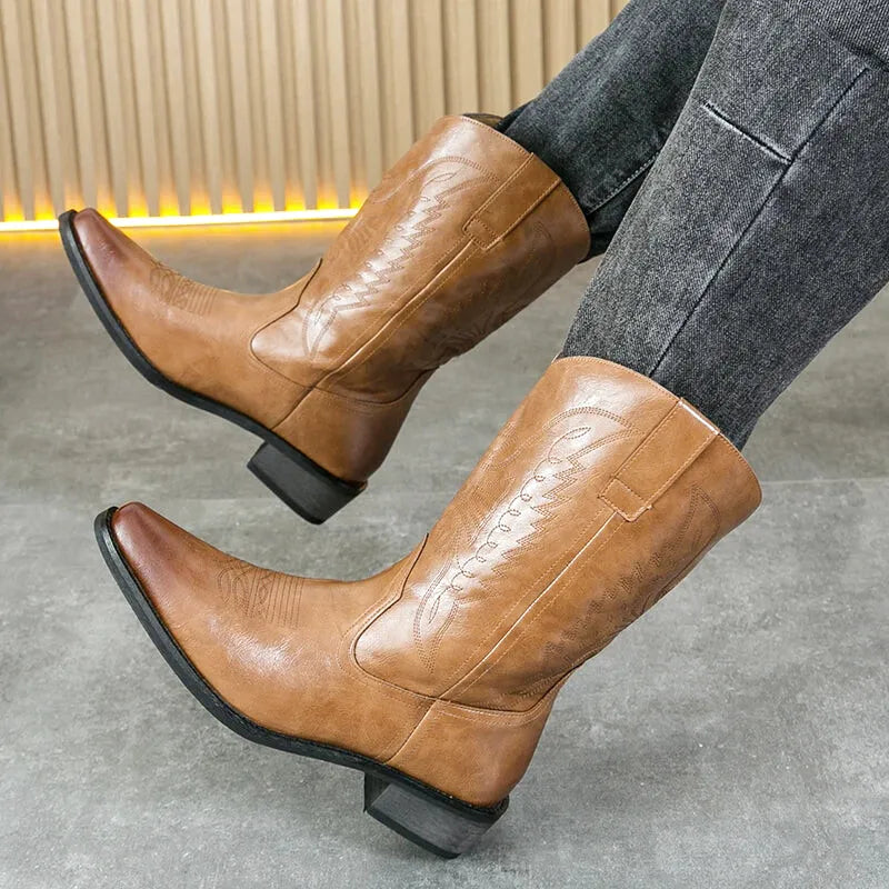 NETO Botas Vaqueras Para Hombre - Yehaw | Cafe - Yehaw 