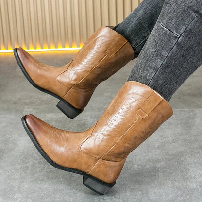 NETO Botas Vaqueras Para Hombre - Yehaw | Cafe - Yehaw 
