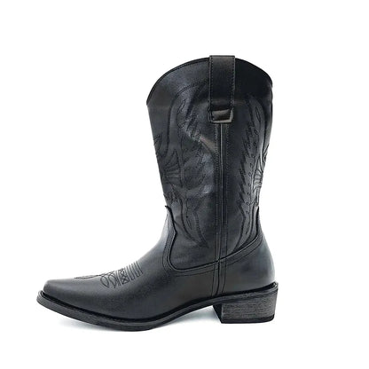 NETO Botas Vaqueras Para Hombre - Yehaw | Negro - Yehaw 