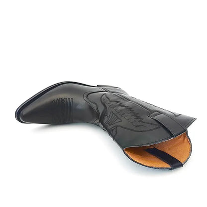 NETO Botas Vaqueras Para Hombre - Yehaw | Negro - Yehaw 