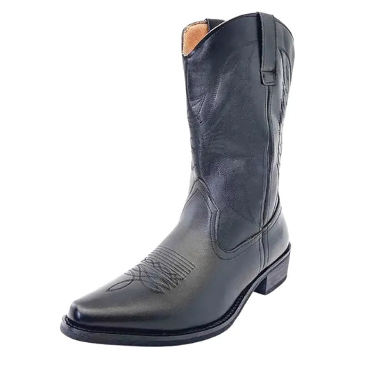 NETO Botas Vaqueras Para Hombre - Yehaw | Negro - Yehaw 