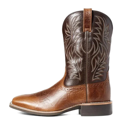 PANCHO Botas Vaqueras Para Hombre - Yehaw | Cafe - Yehaw 