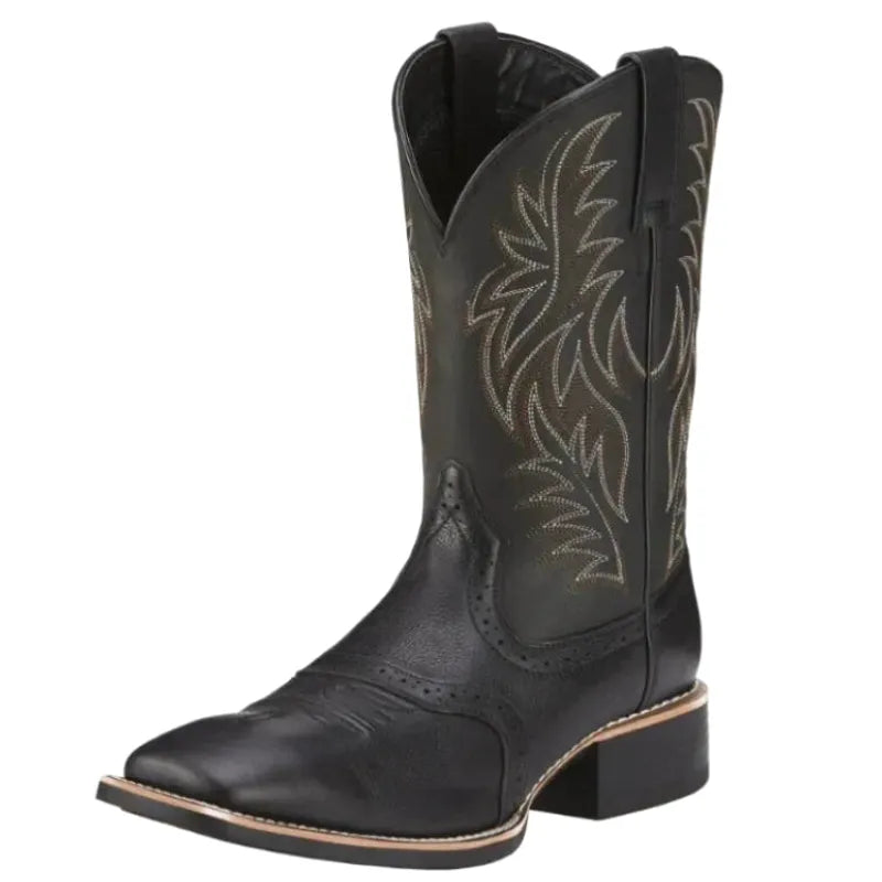 PANCHO Botas Vaqueras Para Hombre - Yehaw | Negro - Yehaw 