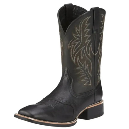 PANCHO Botas Vaqueras Para Hombre - Yehaw | Negro - Yehaw 