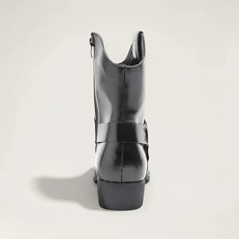 GOYO Botines Vaqueras Para Hombre - Yehaw | Negro