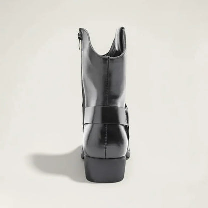 GOYO Botines Vaqueras Para Hombre - Yehaw | Negro
