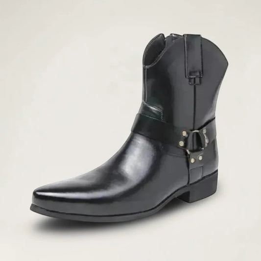 GOYO Botines Vaqueras Para Hombre - Yehaw | Negro