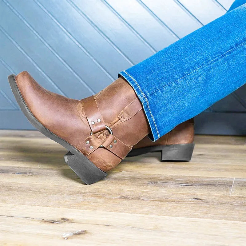 RULO Botines Vaqueras Para Hombre - Yehaw | Cafe - Yehaw 