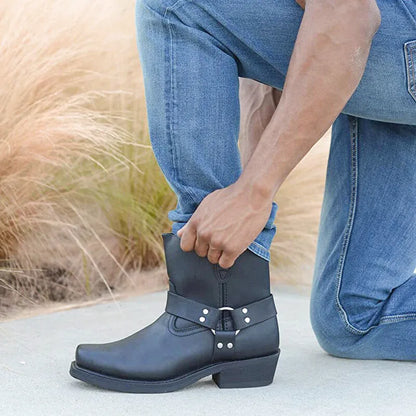 RULO Botines Vaqueras Para Hombre - Yehaw | Negro - Yehaw 