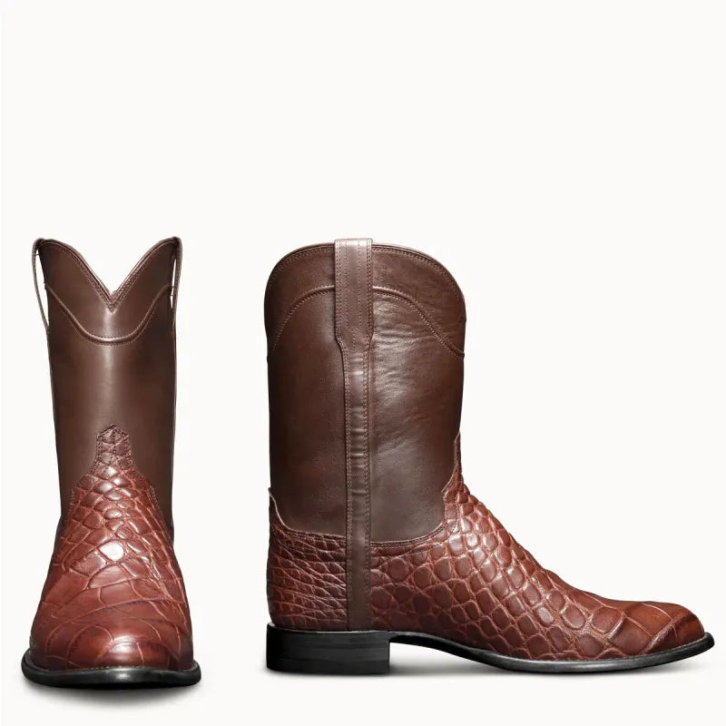 TANO Botas Vaqueras Para Hombre - Yehaw | Cafe - Yehaw 