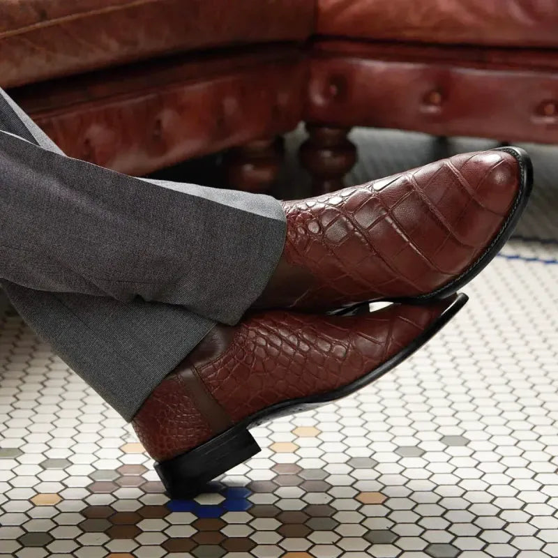 TANO Botas Vaqueras Para Hombre - Yehaw | Cafe - Yehaw 