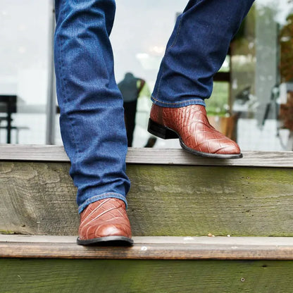 TANO Botas Vaqueras Para Hombre - Yehaw | Cafe - Yehaw 
