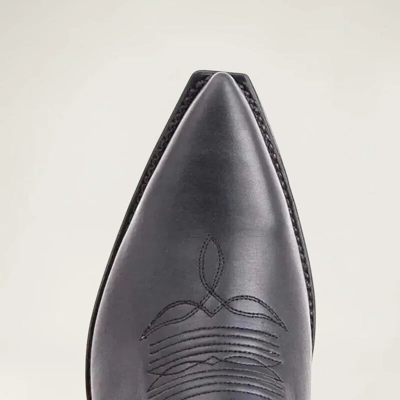 BETO Botas Vaqueras Para Hombre - Yehaw | Negro