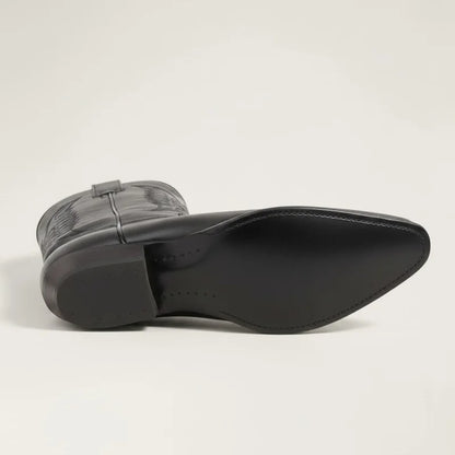BETO Botas Vaqueras Para Hombre - Yehaw | Negro