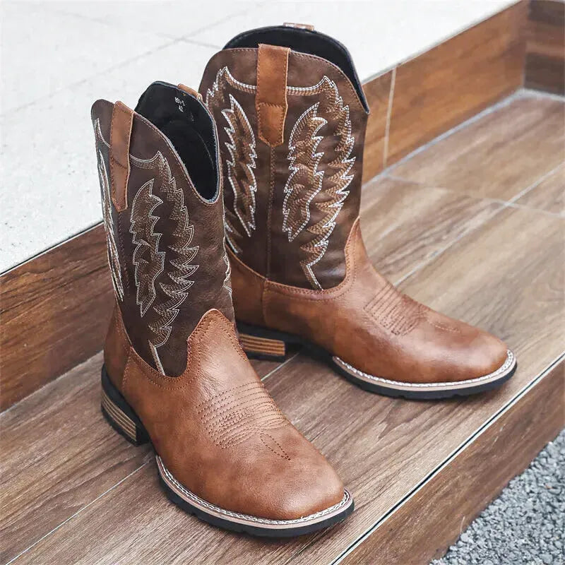 TITO Botas Vaqueras Para Hombre - Yehaw | Cafe - Yehaw 