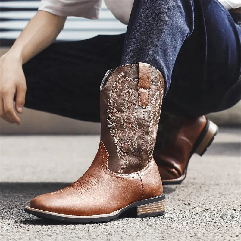 TITO Botas Vaqueras Para Hombre - Yehaw | Cafe - Yehaw 