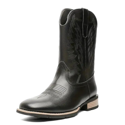 TITO Botas Vaqueras Para Hombre - Yehaw | Negro - Yehaw 