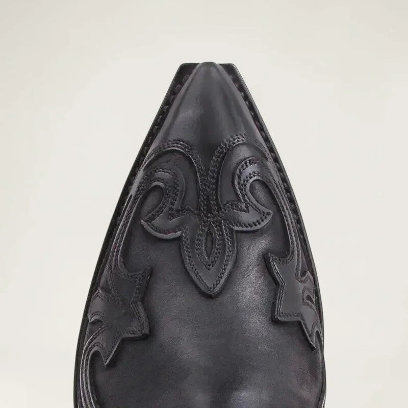 CISCO Botines Vaqueras Para Hombre - Yehaw | Negro
