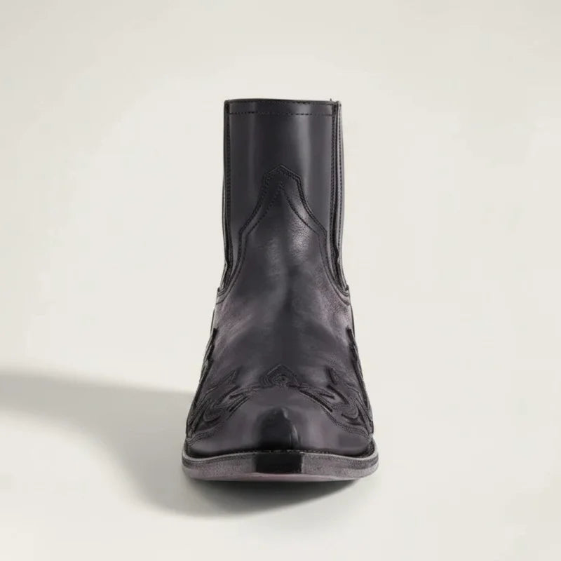 CISCO Botines Vaqueras Para Hombre - Yehaw | Negro